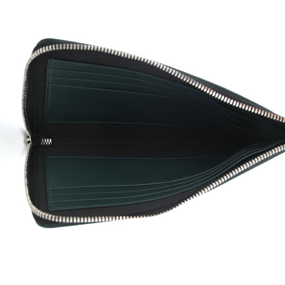 Burberry Grainy Calfskin Zip Pouch Clutch Dark Cyan 4 of 11