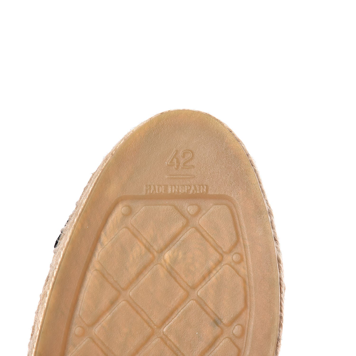 Chanel Suede Pearl CC Espadrilles 42 Beige Black 9 of 14