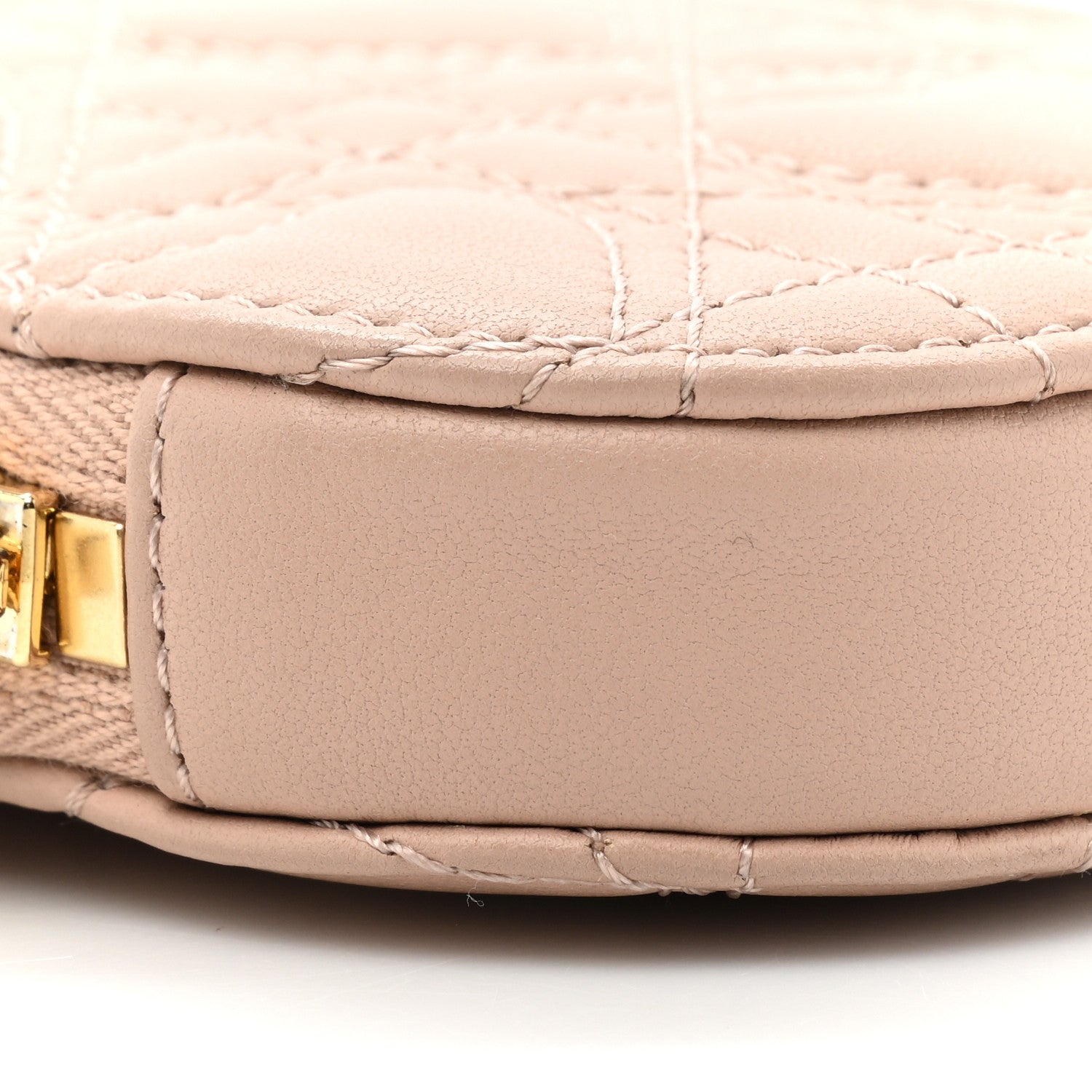 Christian Dior Lambskin Cannage Dioramour Lady Dior Phone Holder Light Pink 9 of 11