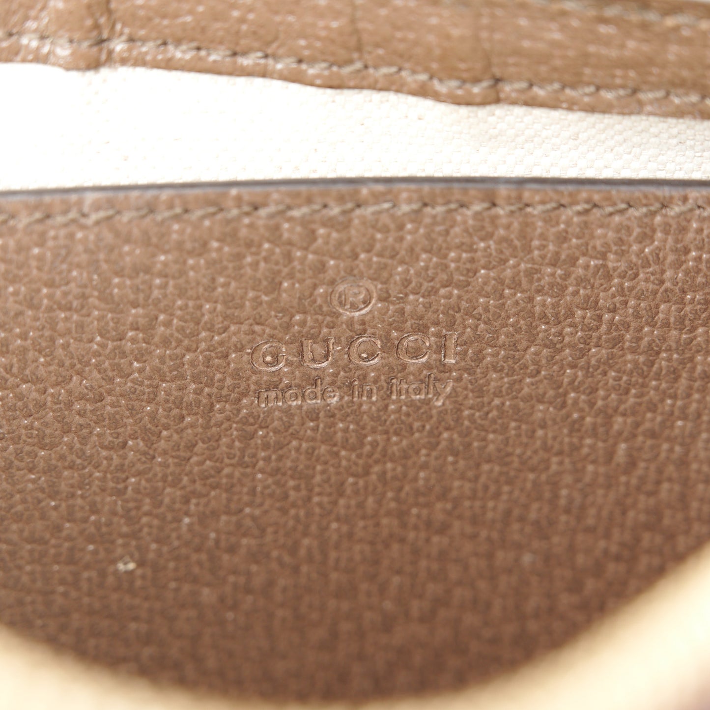 GG Supreme Monogram Textured Dollar Calfskin Small Ophidia Hobo Beige Ebony New Acero