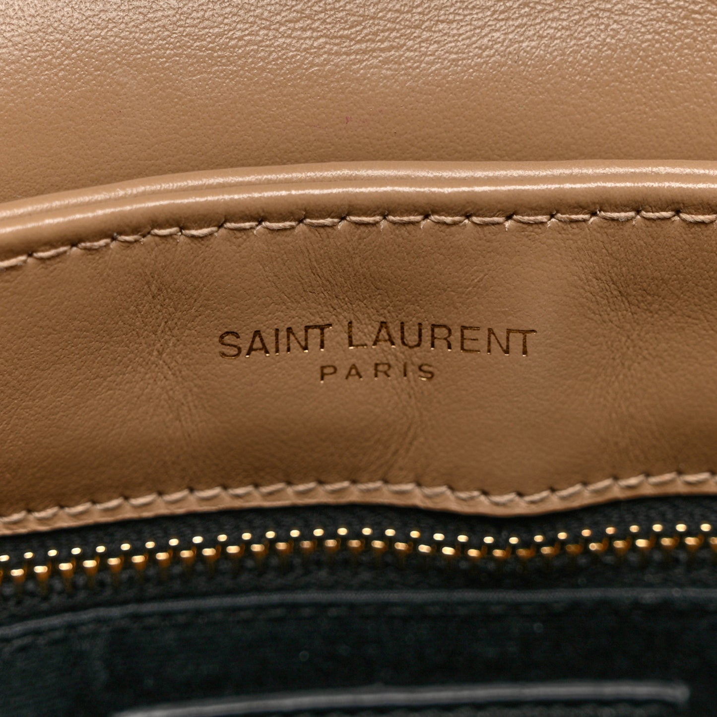 Calfskin Y Quilted Monogram Toy Loulou Crossbody Bag Latte