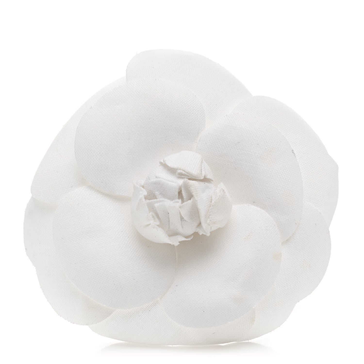 Chanel Canvas Camellia Pin Brooch Ivory 1 of 5