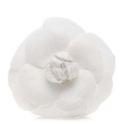 Chanel Canvas Camellia Pin Brooch Ivory 1 of 5