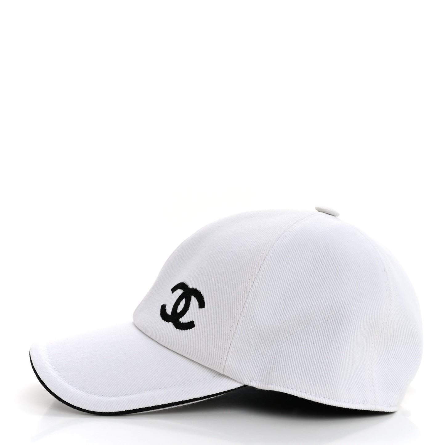 Cotton CC Cap Hat White Black