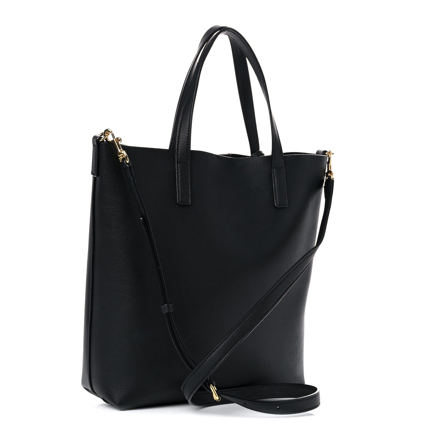 Saint Laurent Calfskin Toy Shopping Tote Black 3 of 10