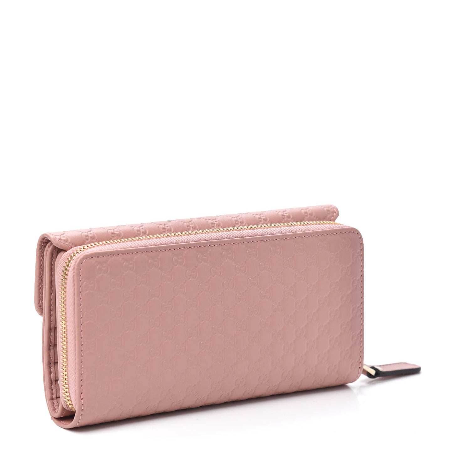 Soft Microguccissima Continental Zip Wallet Soft Pink