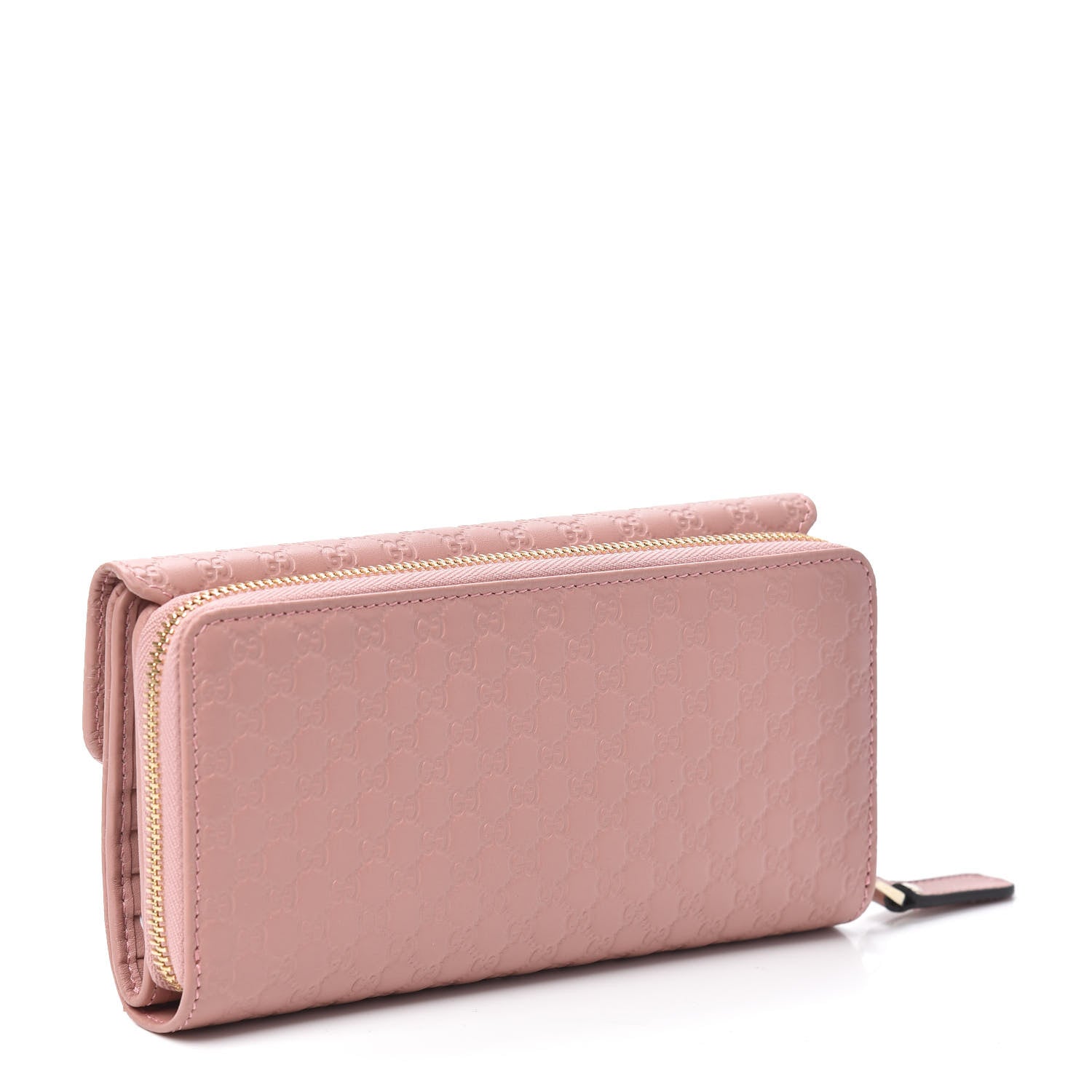 Gucci Soft Microguccissima Continental Zip Wallet Soft Pink 3 of 6