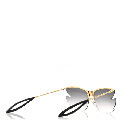 Louis Vuitton Bohemian Vuittony Square Sunglasses Z1233E Silver Mirror 4 of 10