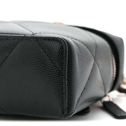 Chanel Caviar Quilted Top Handle Slim Vanity With Chain Black 10 of 11