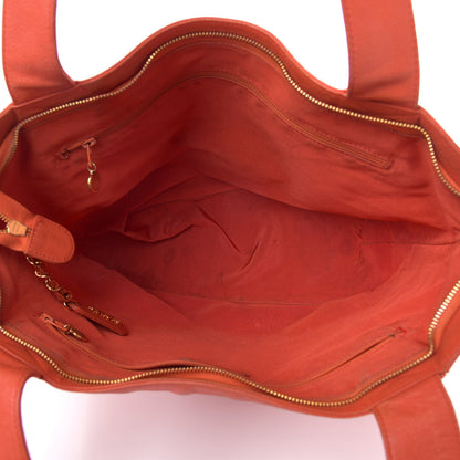 Chanel Caviar CC Shoulder Bag Orange 6 of 17