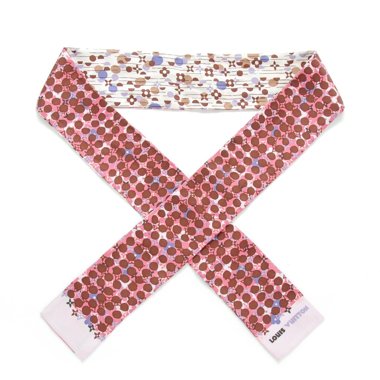 Louis Vuitton Silk Aiyana Bandeau Rose 1 of 3