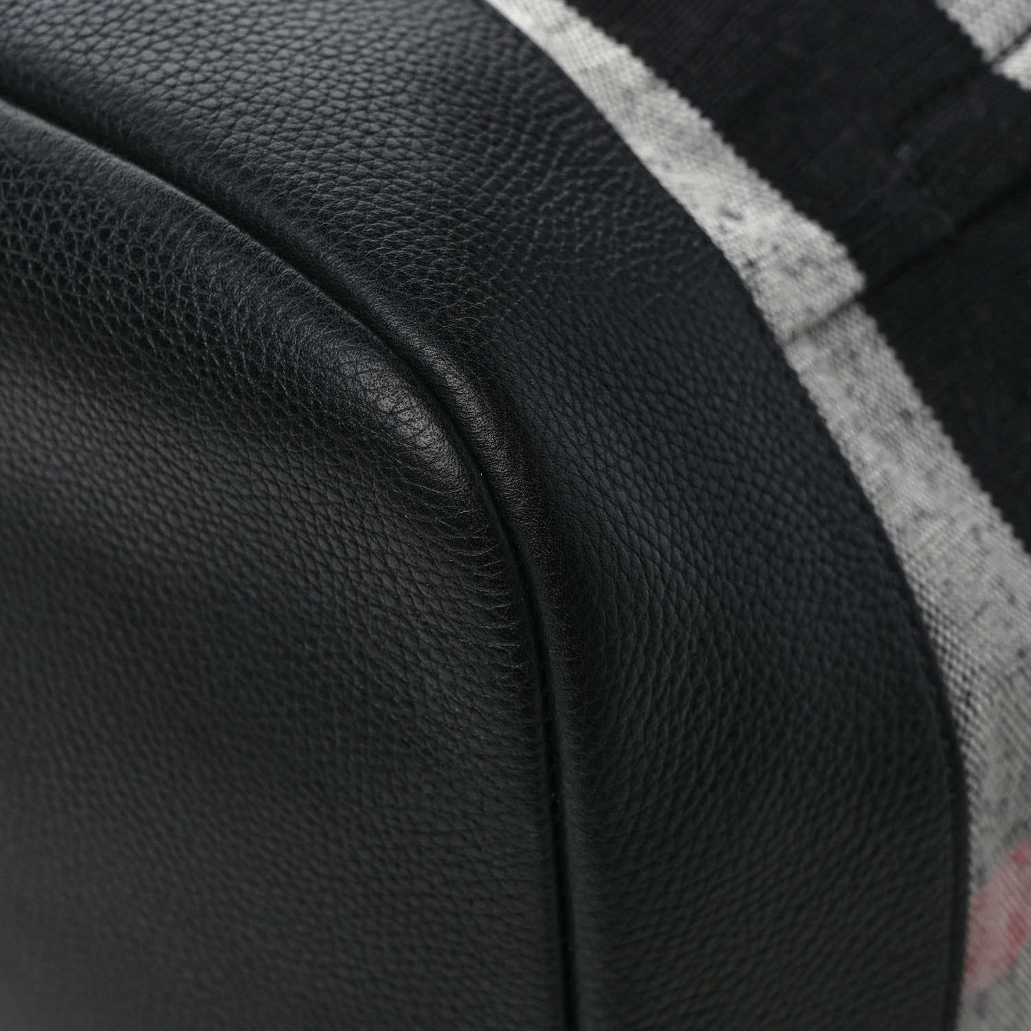 Burberry Overdyed Canvas Mega Check Drifton Backpack Black 10 of 10