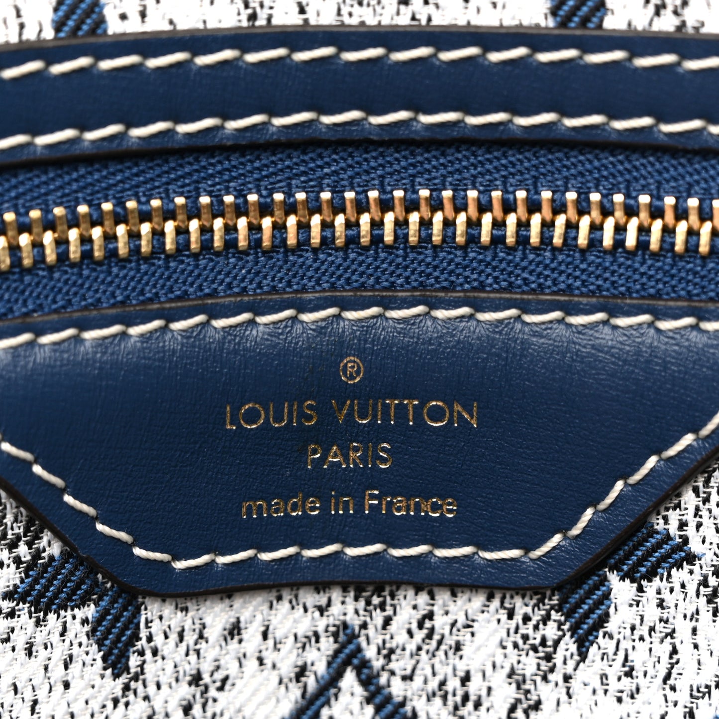 Monogram Jacquard Denim Speedy Bandouliere 25 Bleu