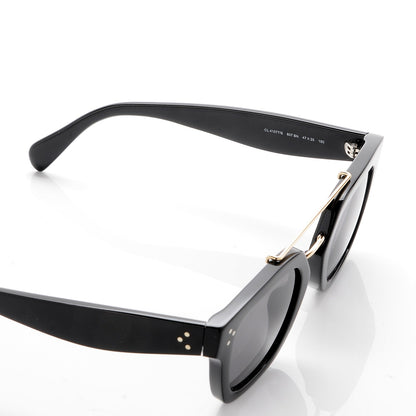 Celine Acetate Bridge Sunglasses CL41077/S Black 6 of 8
