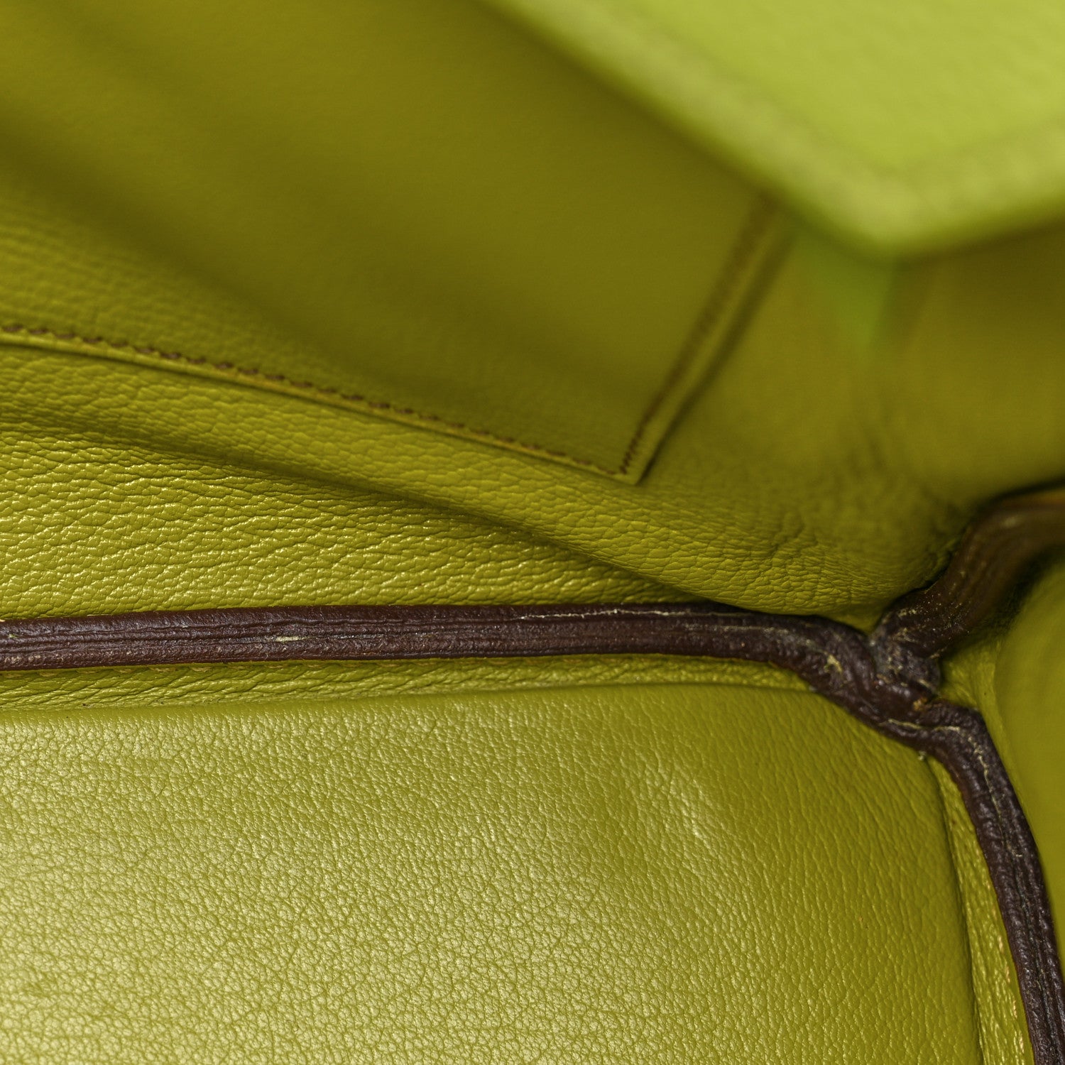Hermes Togo Birkin 35 Vert Anis 11 of 24