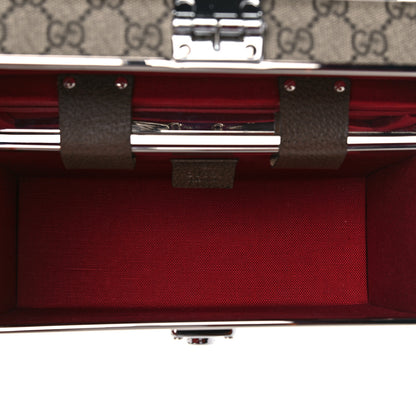 Gucci GG Supreme Monogram Globe-Trotter Beauty Case Brown 7 of 11