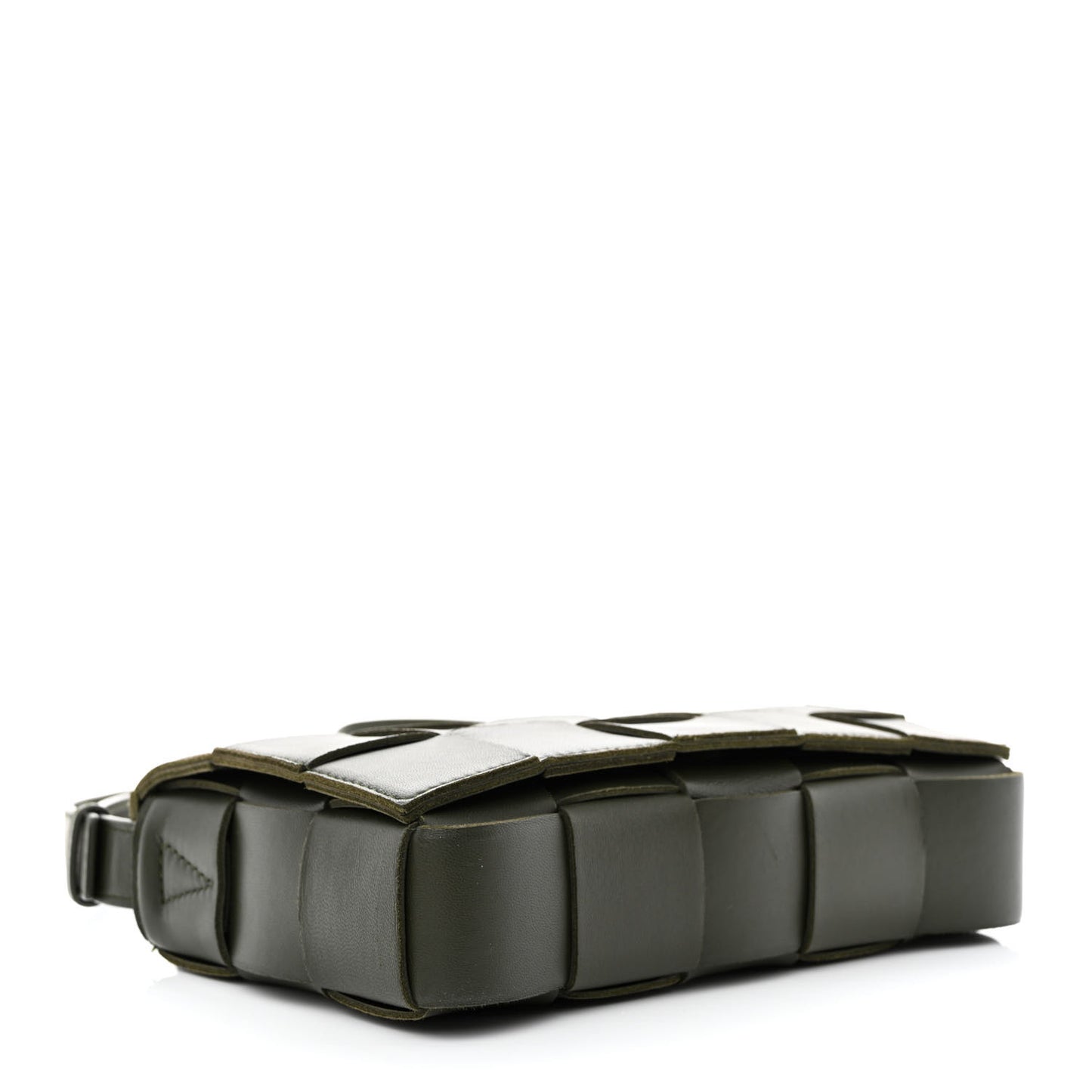 Lambskin Maxi Intrecciato Cassette Crossbody Bag Camping