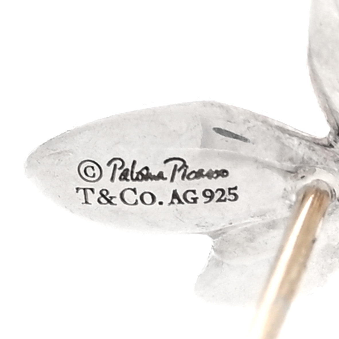 Sterling Silver Paloma Picasso Olive Leaf Earrings