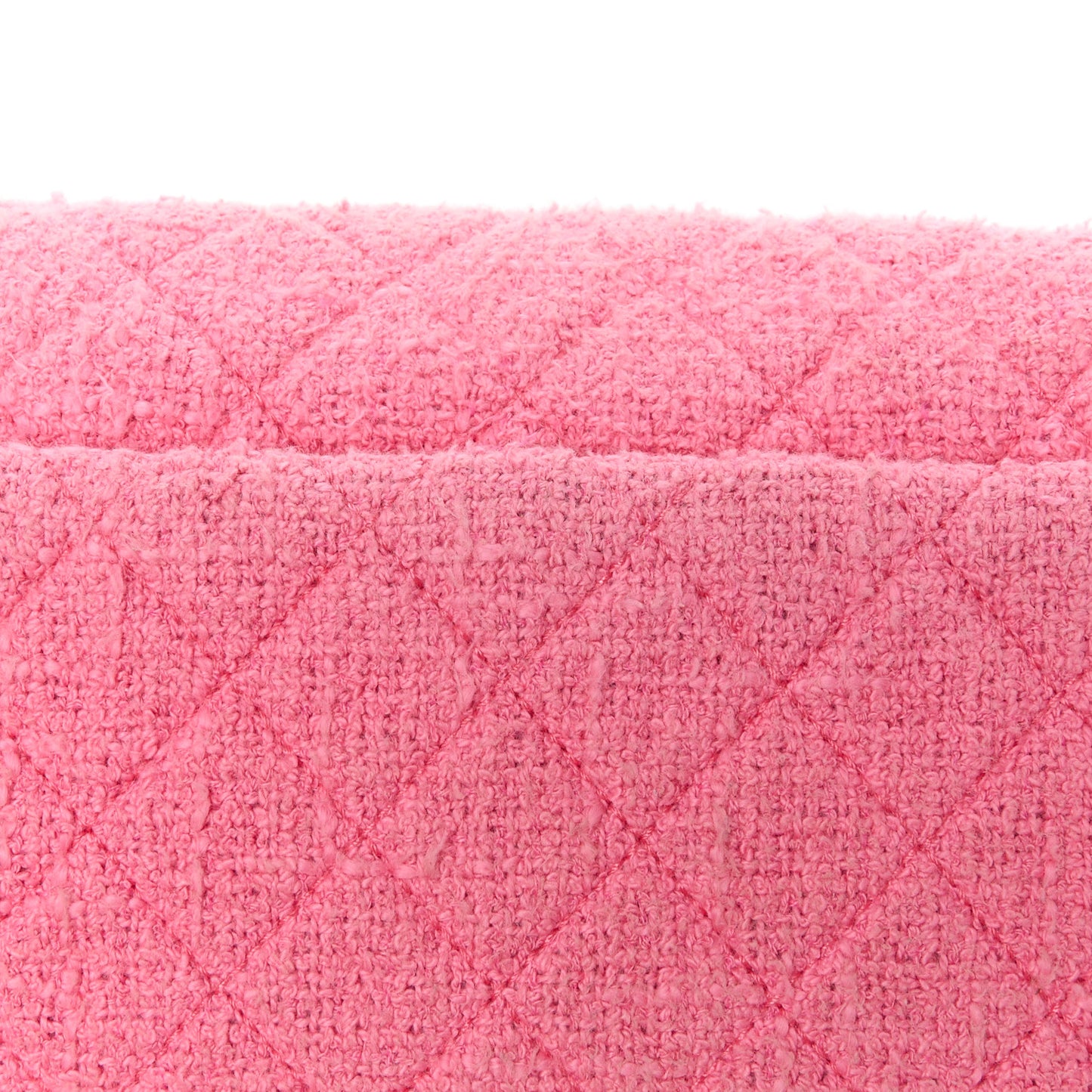 Tweed Quilted Flap Pink Purple
