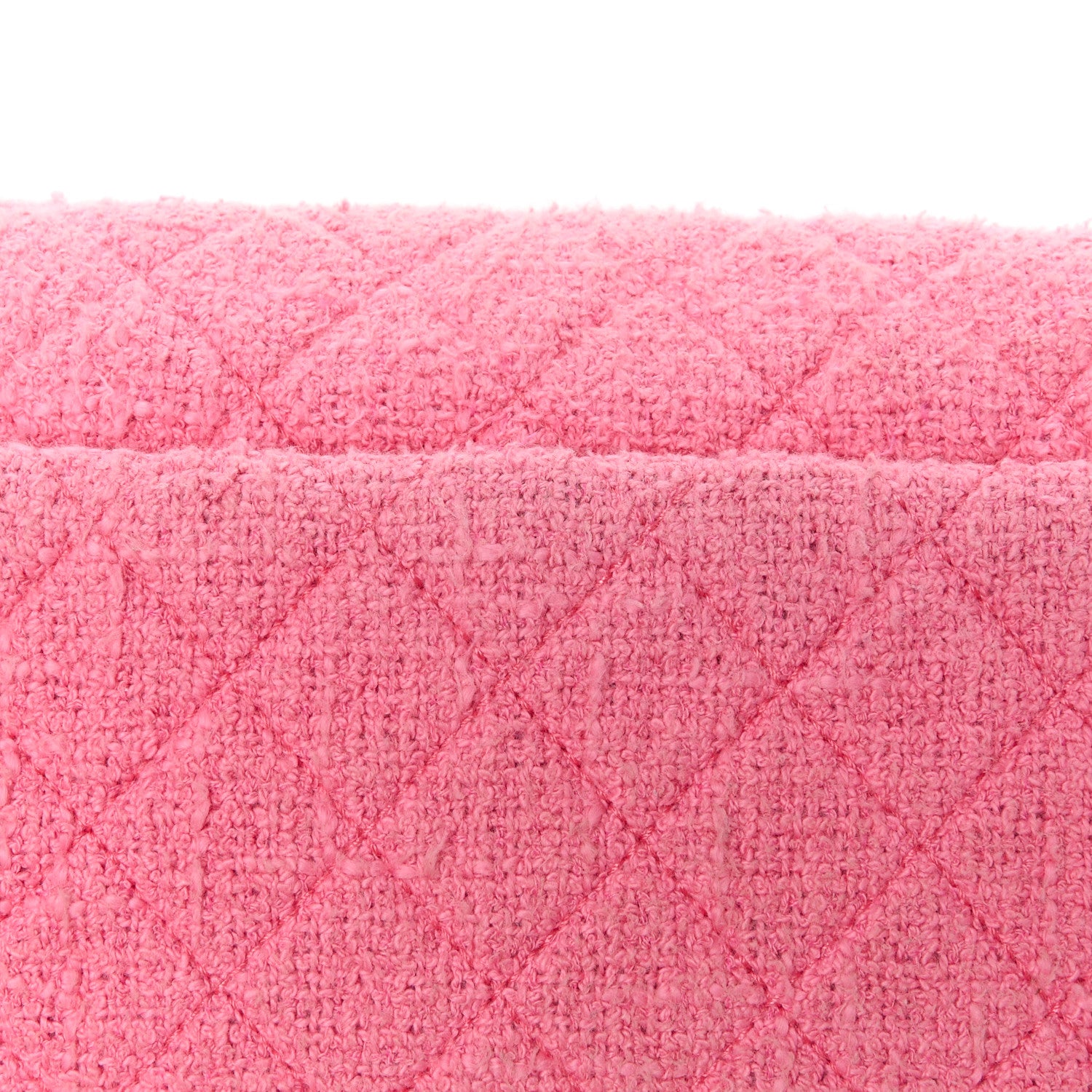 Chanel Tweed Quilted Flap Pink Purple 13 of 13