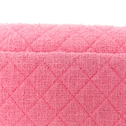 Chanel Tweed Quilted Flap Pink Purple 13 of 13
