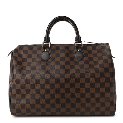 Louis Vuitton Damier Ebene Speedy 35 1 of 12