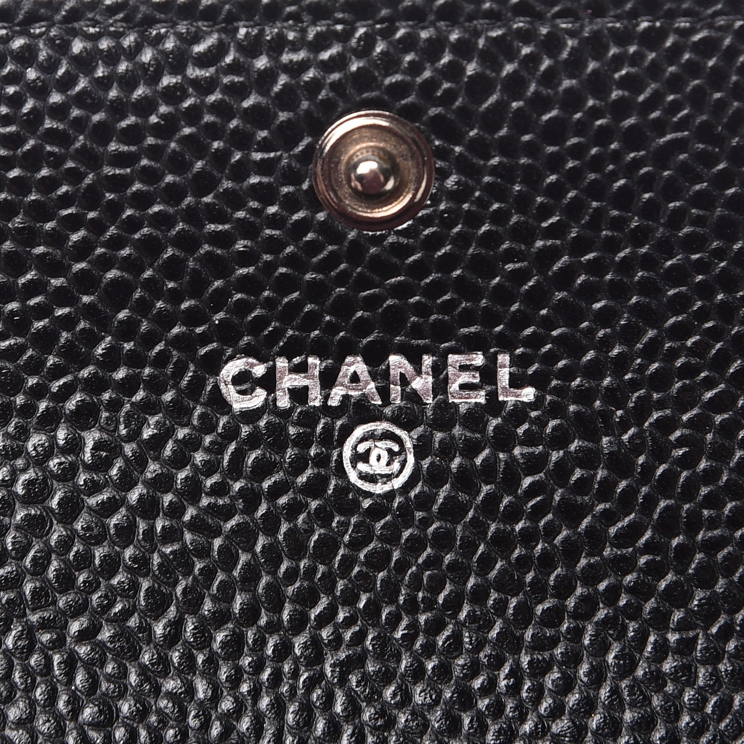 Chanel Caviar Quilted Flap Card Holder Black 8 of 9