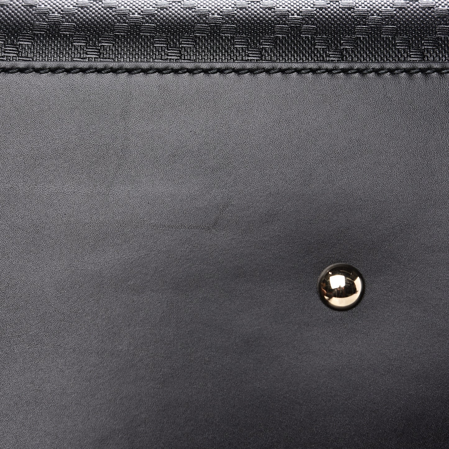 Calfskin Bright Diamante Large Top Handle Bag Black