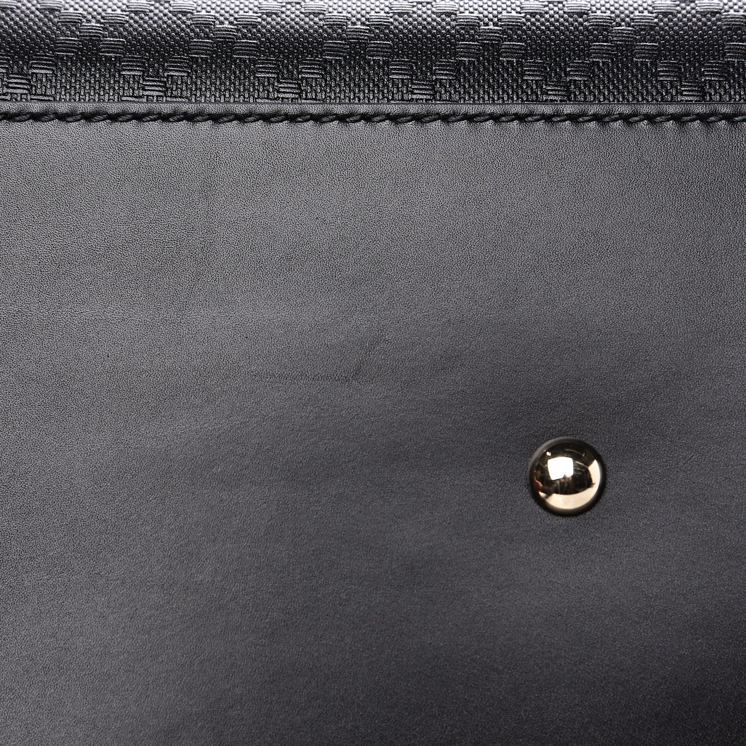 Gucci Calfskin Bright Diamante Large Top Handle Bag Black 9 of 10