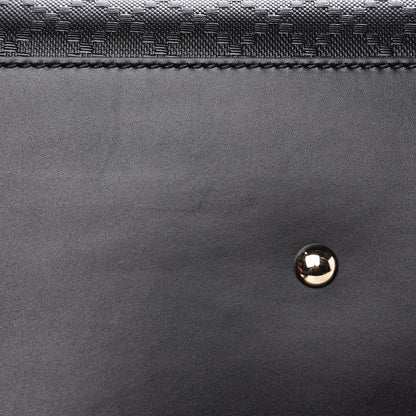 Gucci Calfskin Bright Diamante Large Top Handle Bag Black 9 of 10