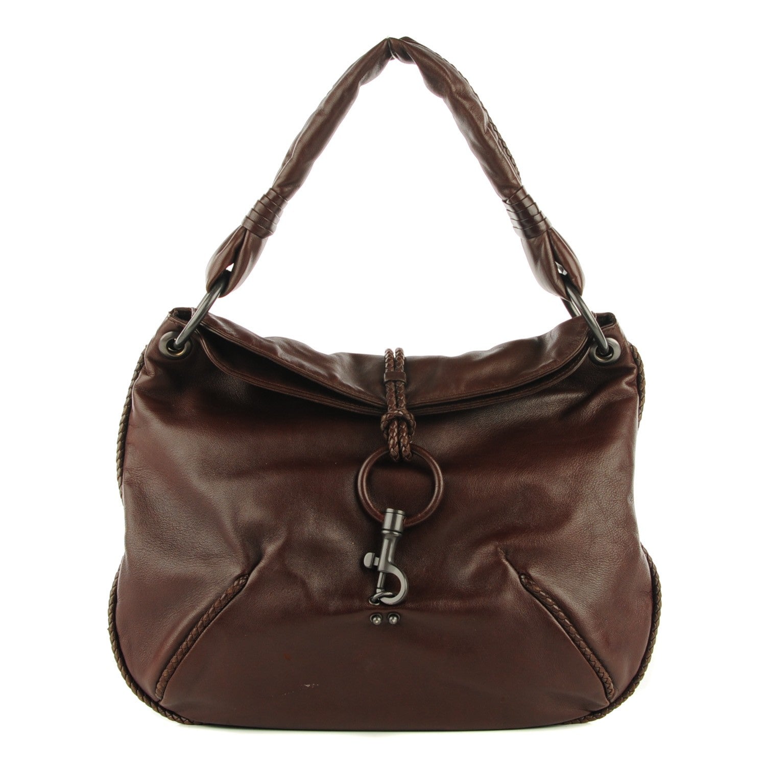 Bottega Veneta Nappa Hobo Ebano 1 of 9