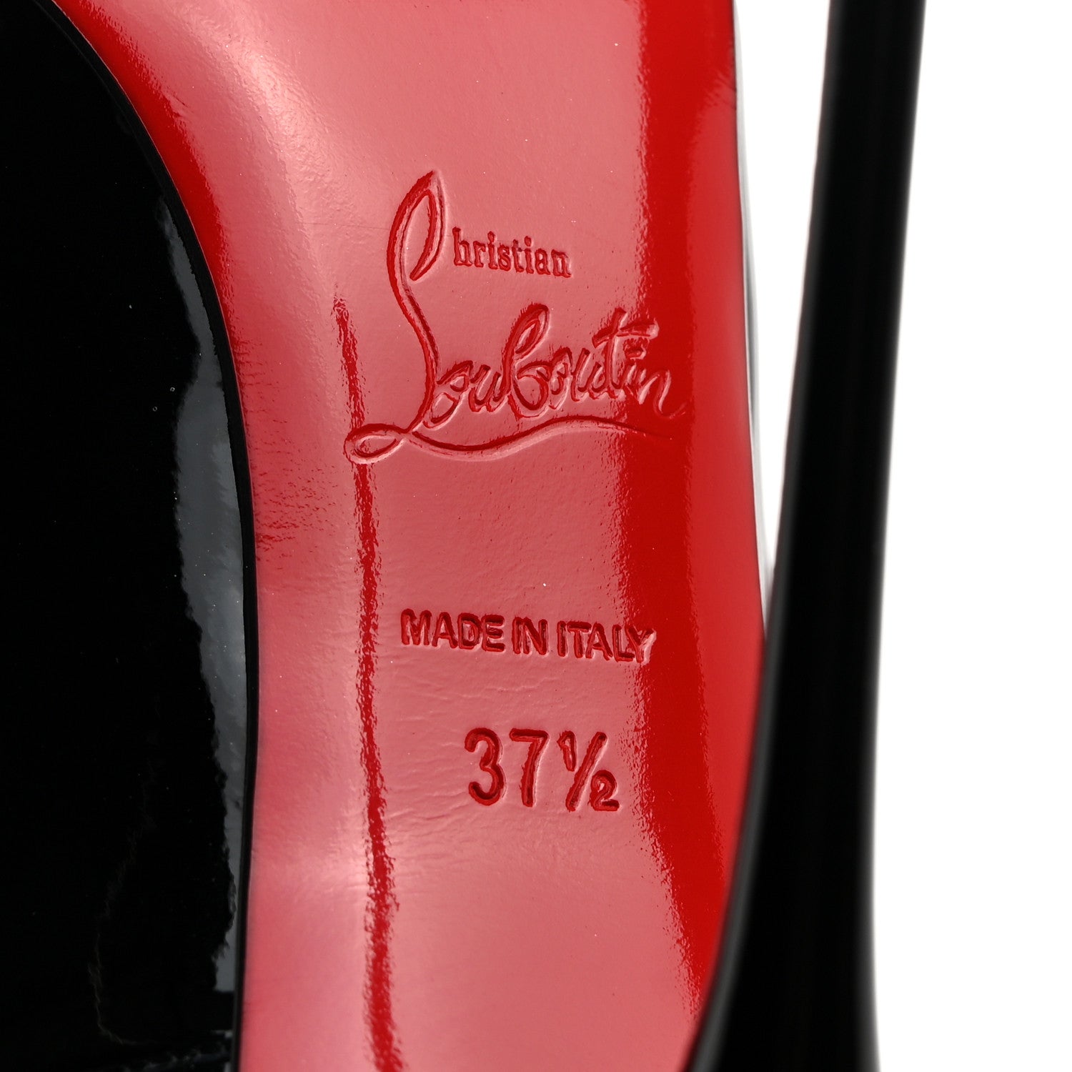 Christian Louboutin Patent So Kate 120 Pumps 37.5 Black 6 of 8
