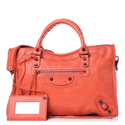 Balenciaga Agneau Classic Hardware City Rose Corail 1 of 13
