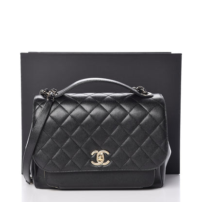 Chanel Caviar Quilted Large Business Affinity Flap Black 17 of 17
