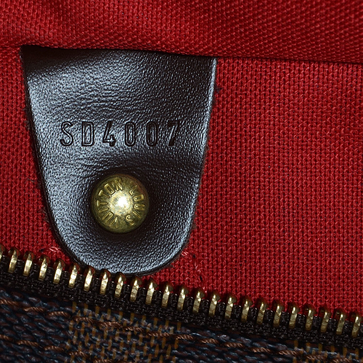 Louis Vuitton Damier Ebene Speedy 30 6 of 7