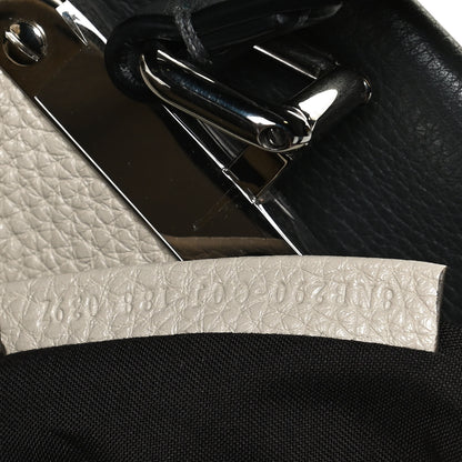 Fendi Cuoio Romano Selleria Bi-Color Medium Peekaboo Iconic Satchel Asfalto Latte 7 of 13