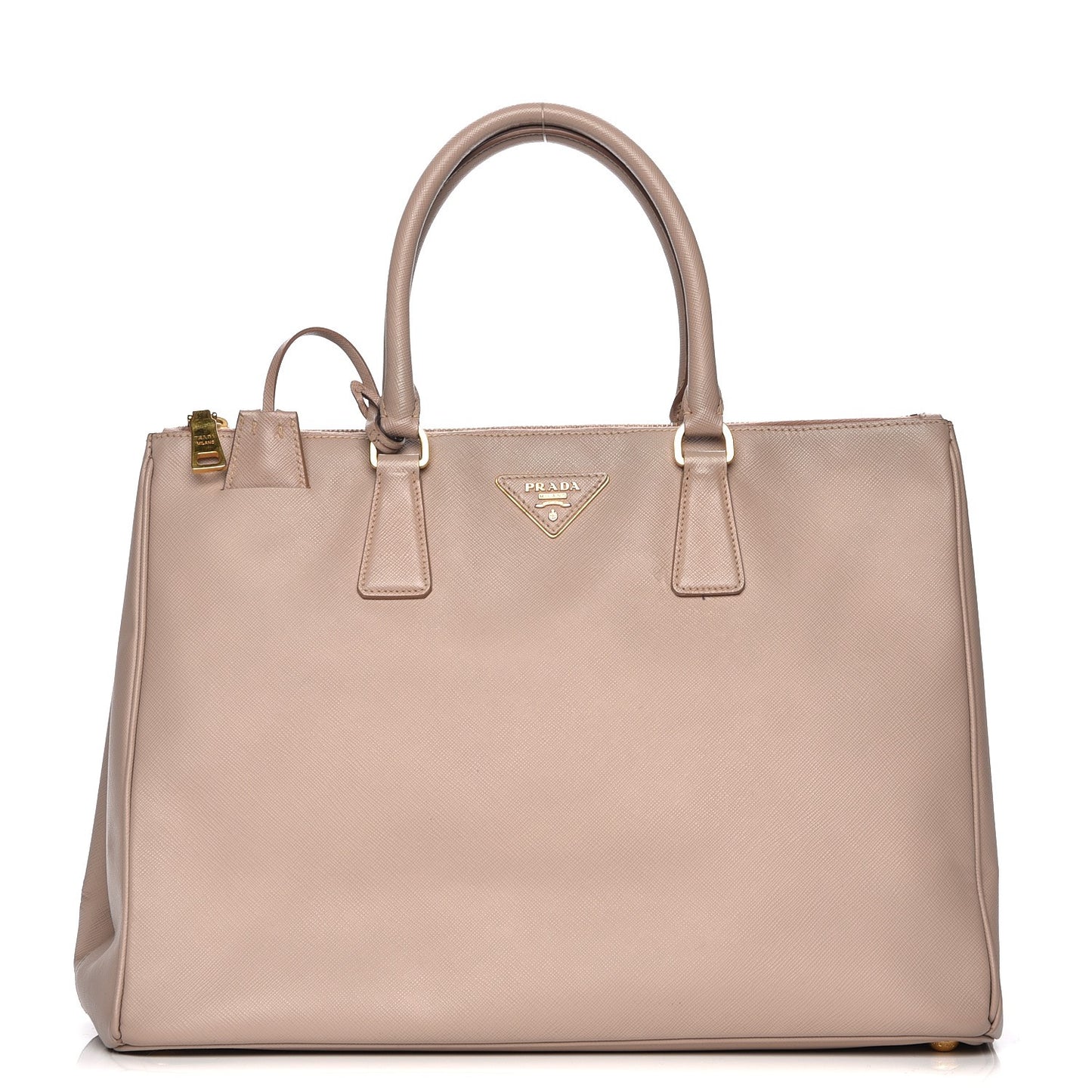 Saffiano Large Galleria Double Zip Tote Cammeo