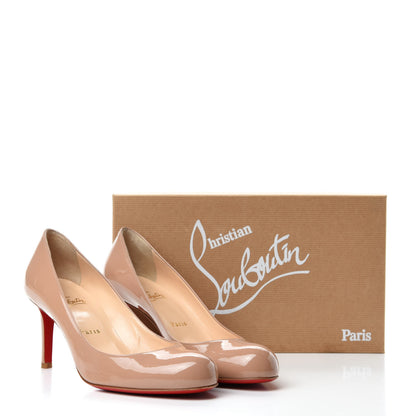 Christian Louboutin Patent Simple 70 Pumps 39 Nude 11 of 11