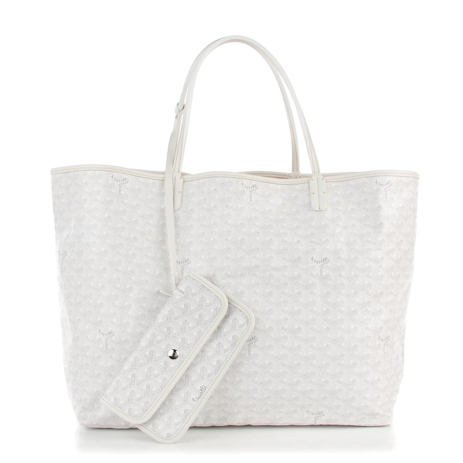 Goyard Goyardine Saint Louis GM White 1 of 8