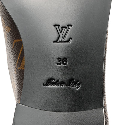 Louis Vuitton Monogram Society Loafers 36 9 of 10