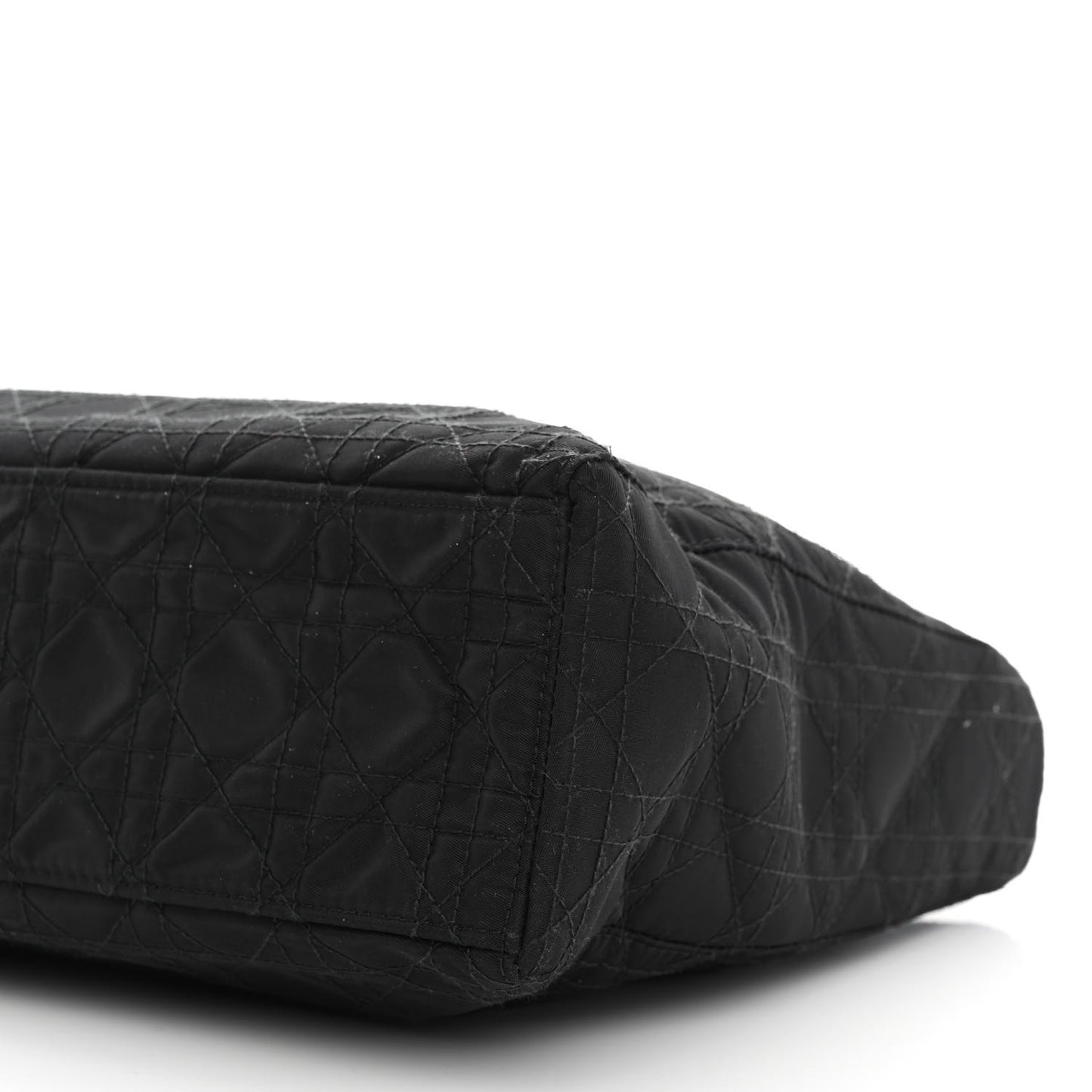 Nylon Cannage Large Lady Dior Black