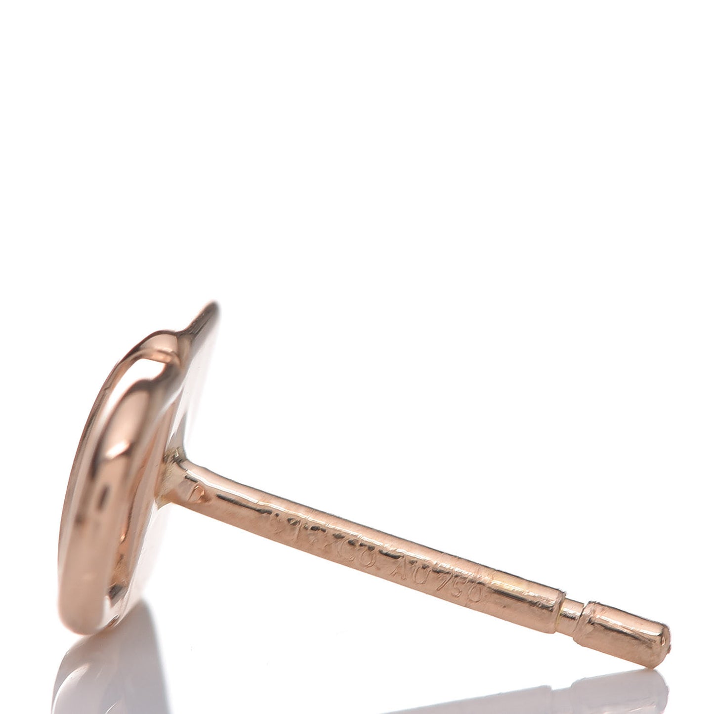 18K Rose Gold Mini Key and Lock Earrings
