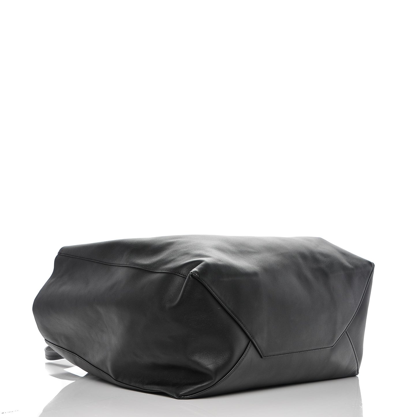 Lambskin Horizontal Cabas Black