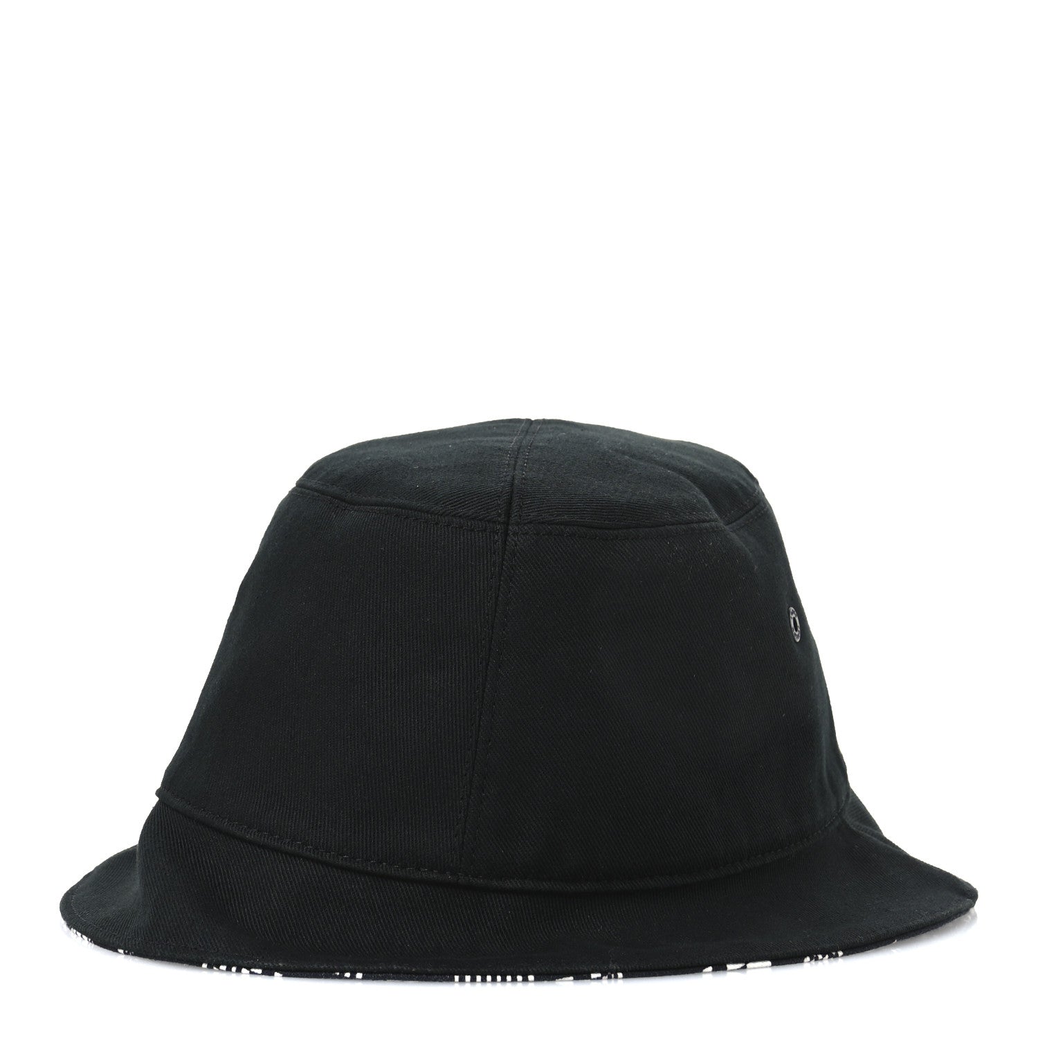 Louis Vuitton Cotton Damier Distorted Reversible Bucket Hat Black 10 of 15