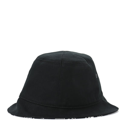 Louis Vuitton Cotton Damier Distorted Reversible Bucket Hat Black 10 of 15