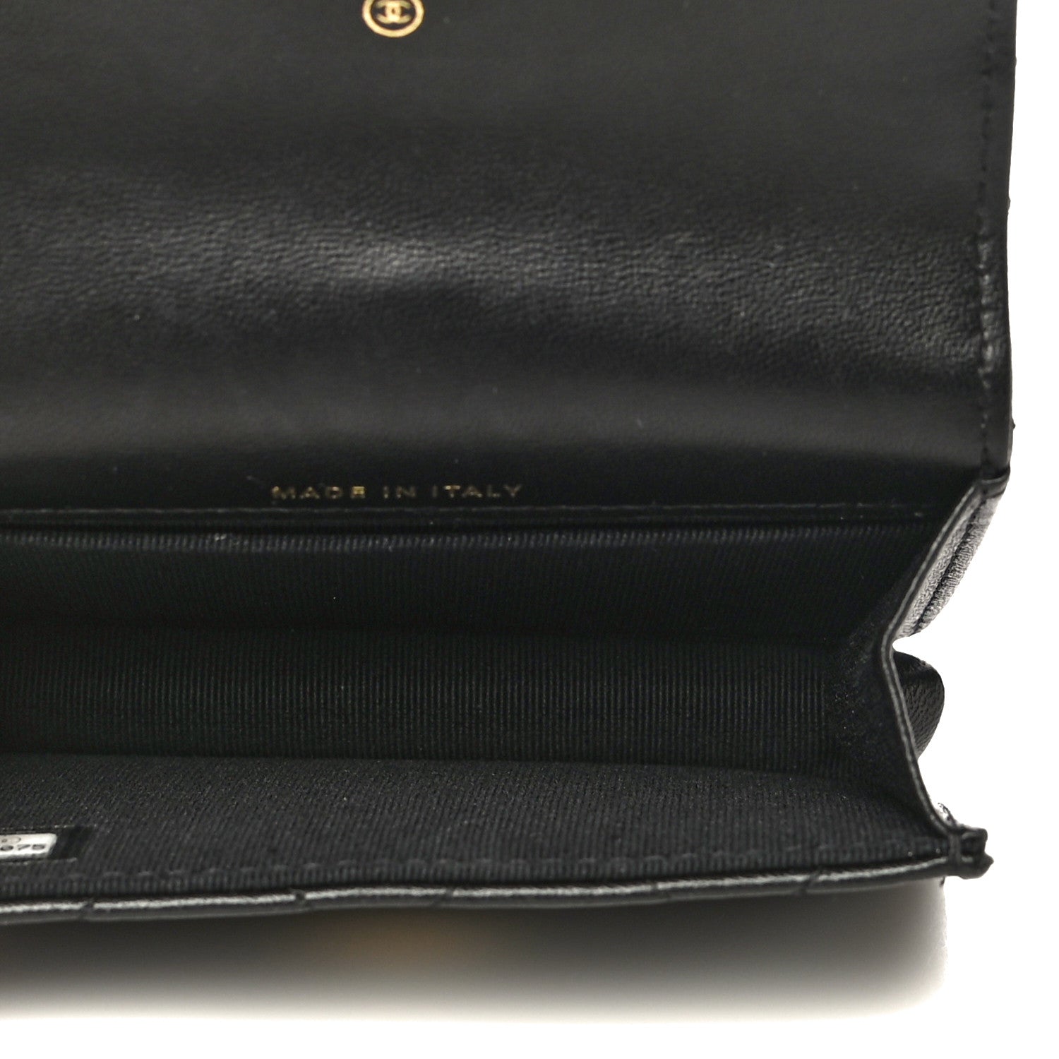 Chanel Lambskin Quilted CC Hook Card Holder Black 5 of 14