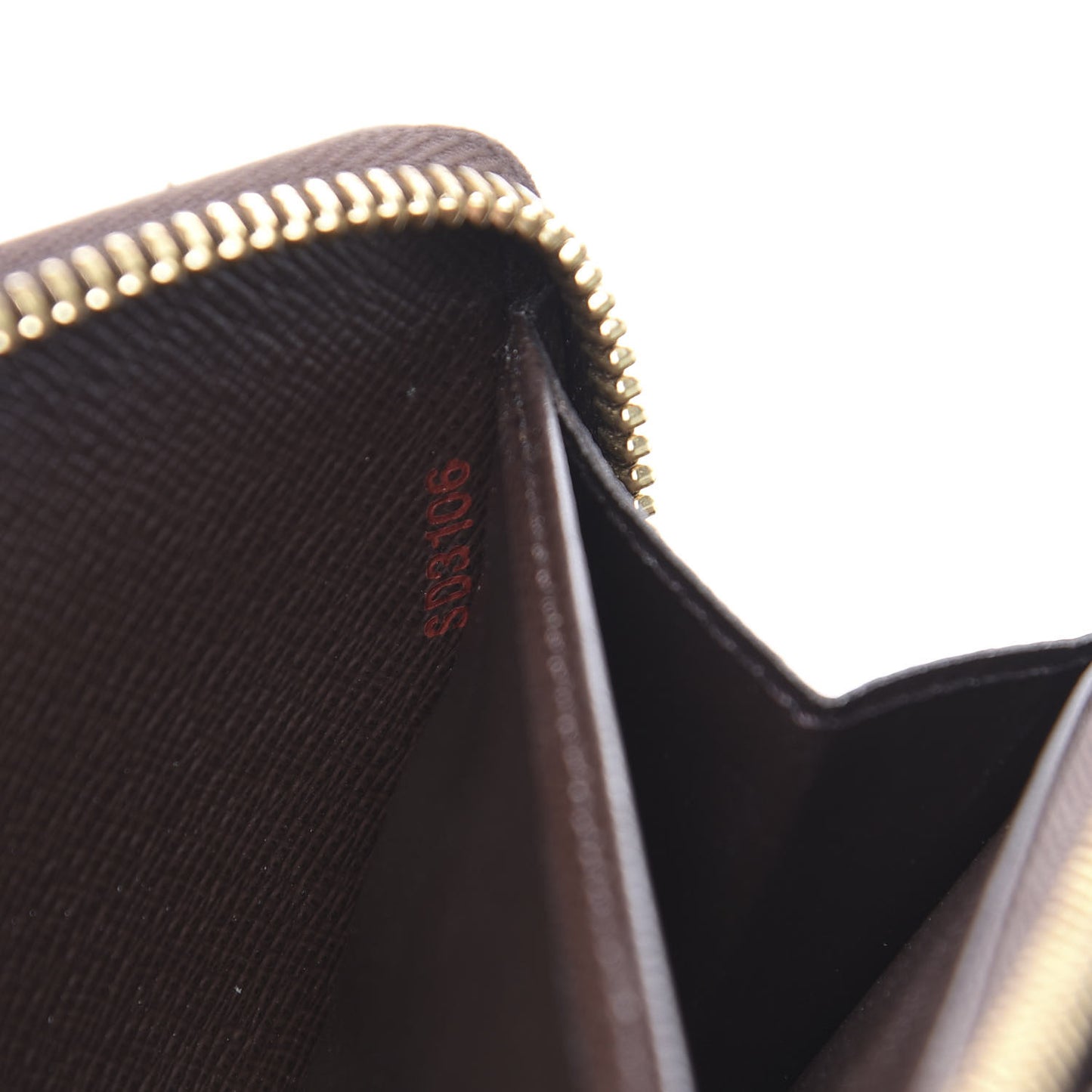 Damier Ebene Zippy Wallet