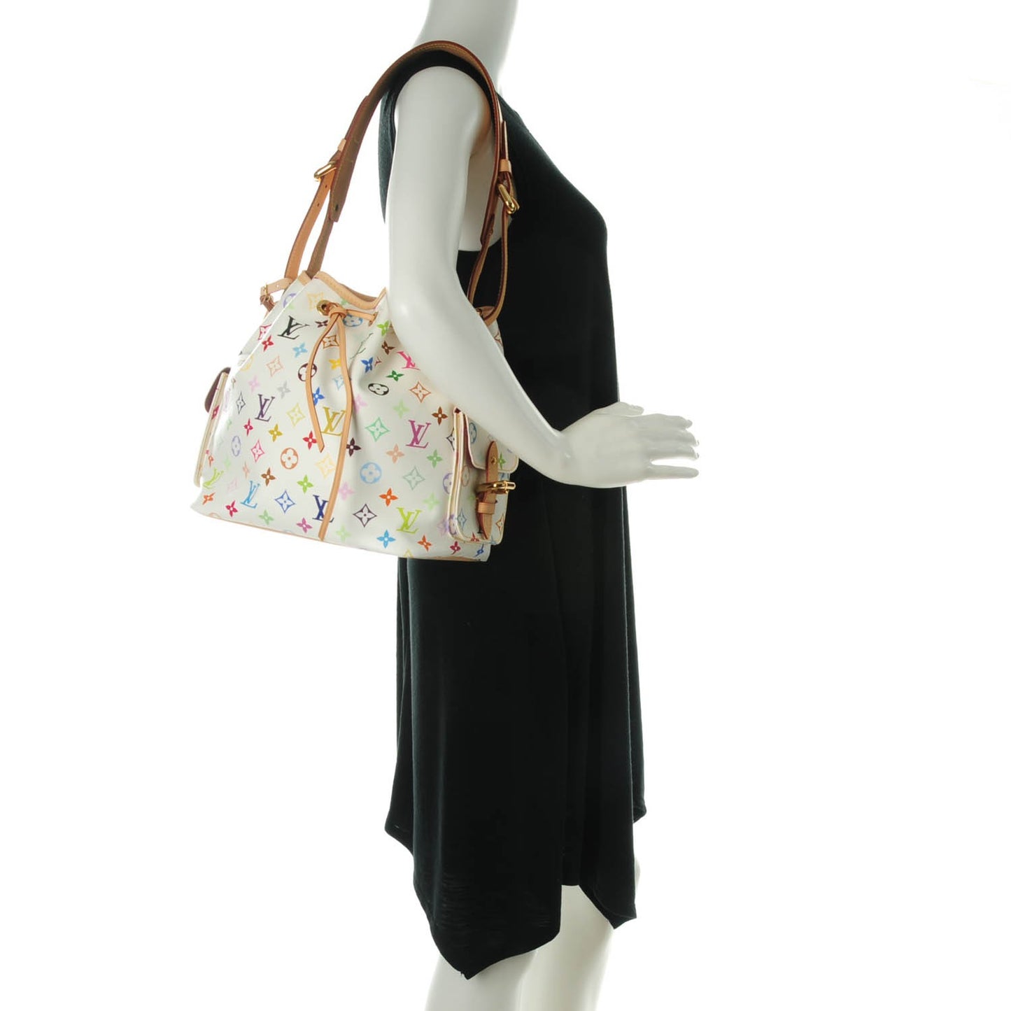 Monogram Multicolor Petit Noe White