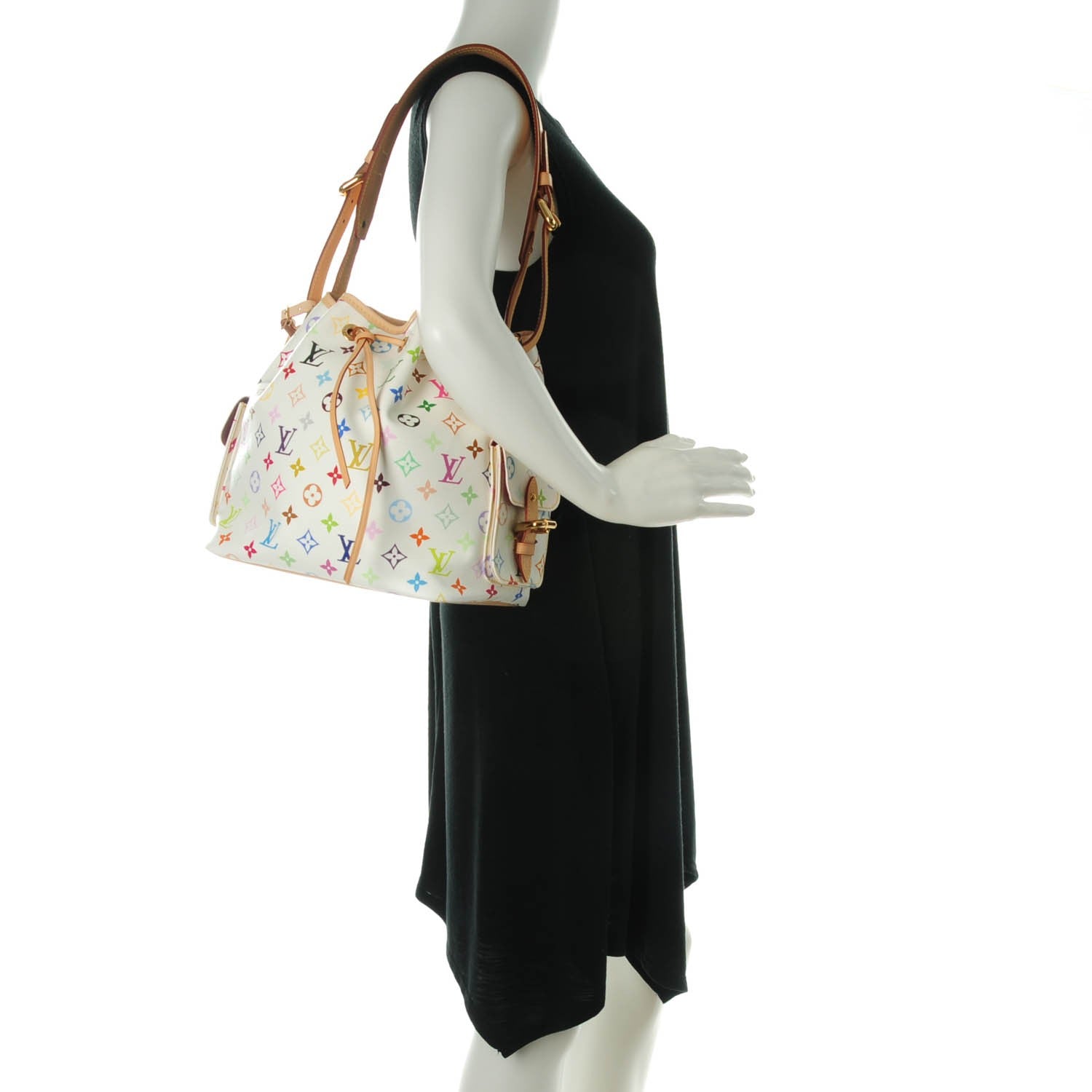 Louis Vuitton Monogram Multicolor Petit Noe White 2 of 6