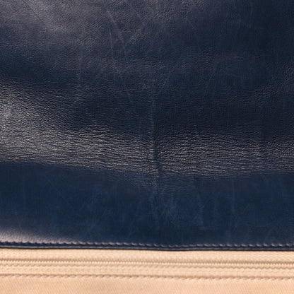 Chanel Vinyl Quilted In the Business Flap Bag Navy Blue 10 of 12